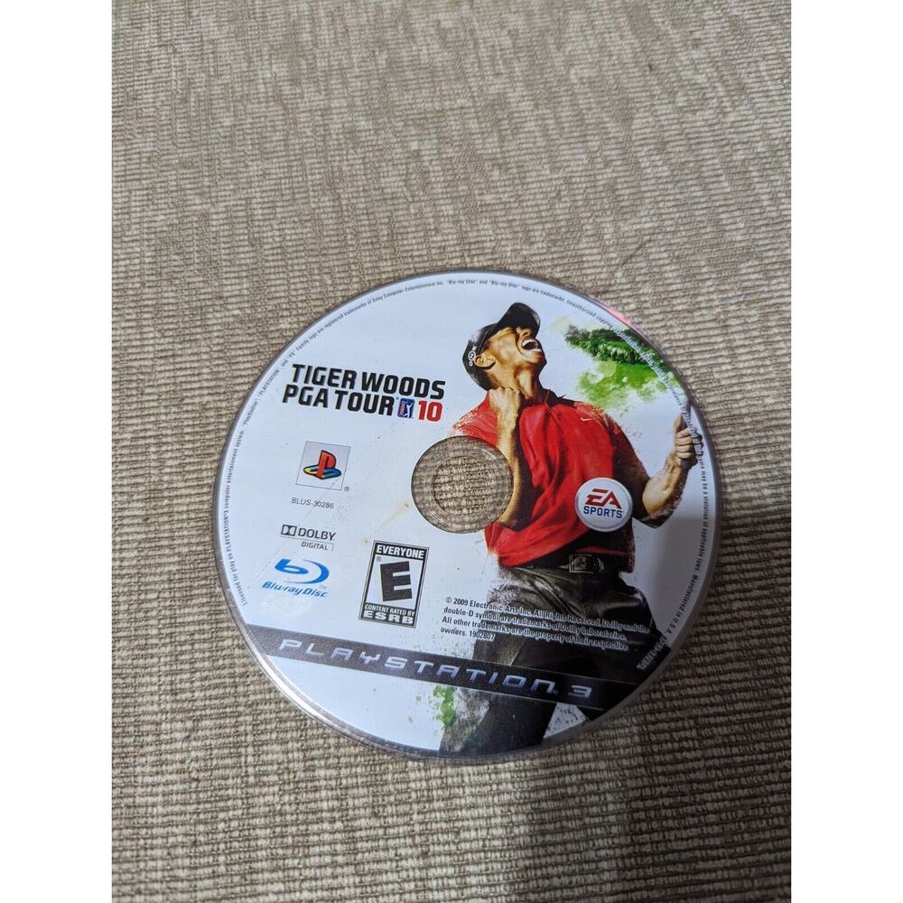 Tiger Woods PGA Tour 10 PS3 PlayStation 3 Disc ONLY Golf Video Game